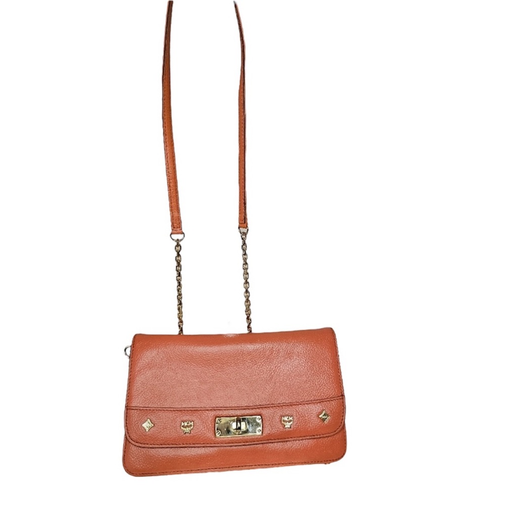 MCM Orange Crossbody Bag w/ authenticity card